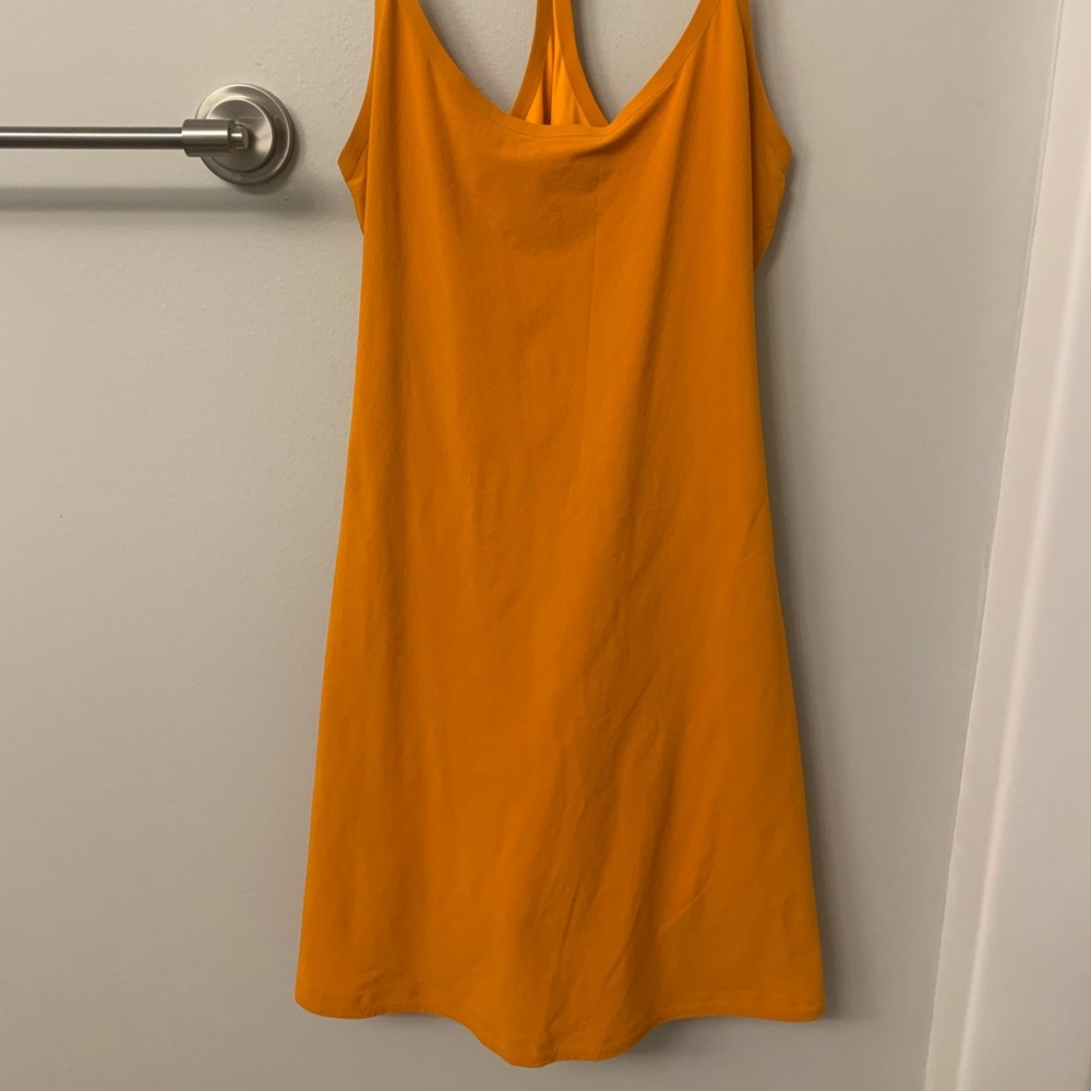Outdoor voices rare texas orange exercise dress